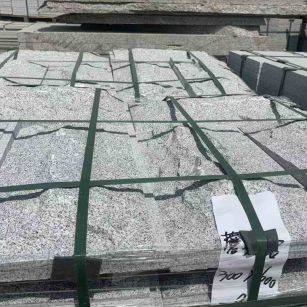 海口 芝麻白蘑菇石成品