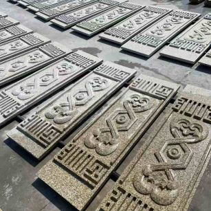 海口 黄金麻花岗岩外墙雕刻板