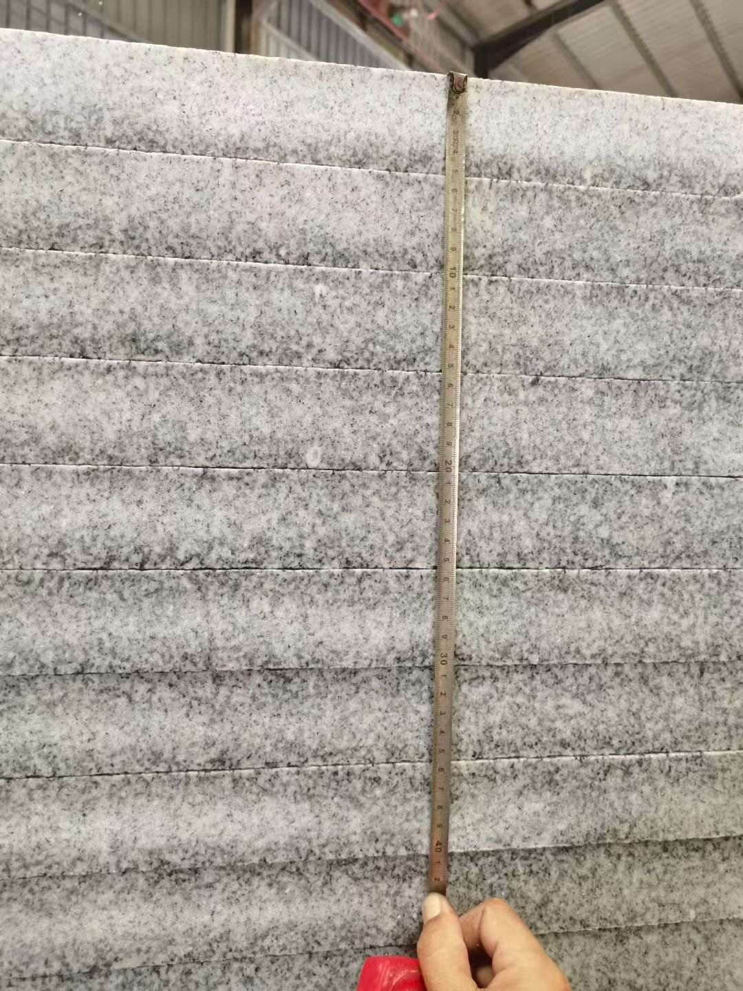 海口 芝麻白火烧成品厚薄均匀，B料价格接近A料质量