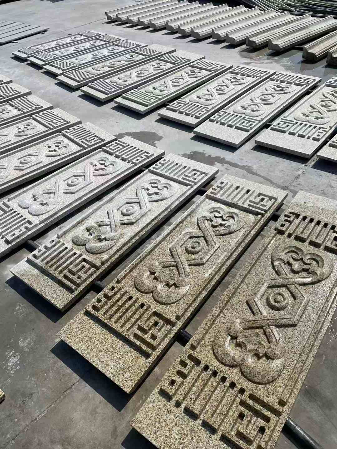 海口 黄金麻花岗岩外墙雕刻板