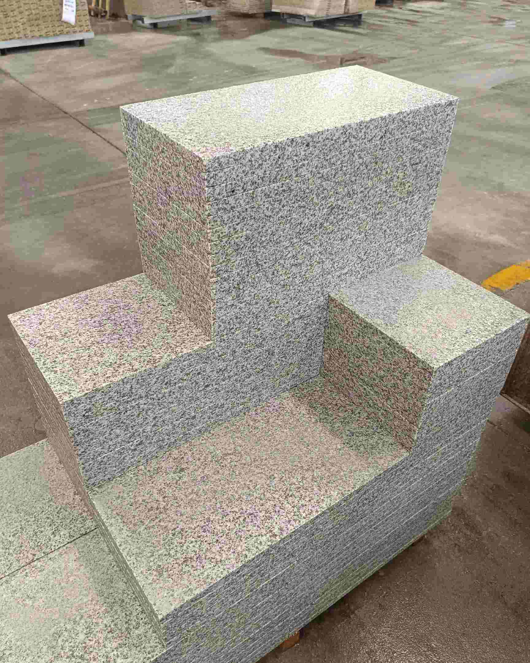 海口 白麻花岗岩荔枝面地铺石