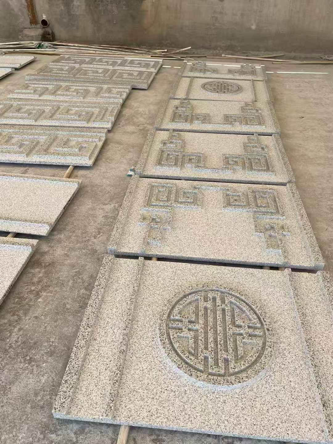 海口 白麻花岗岩外墙立面雕刻板