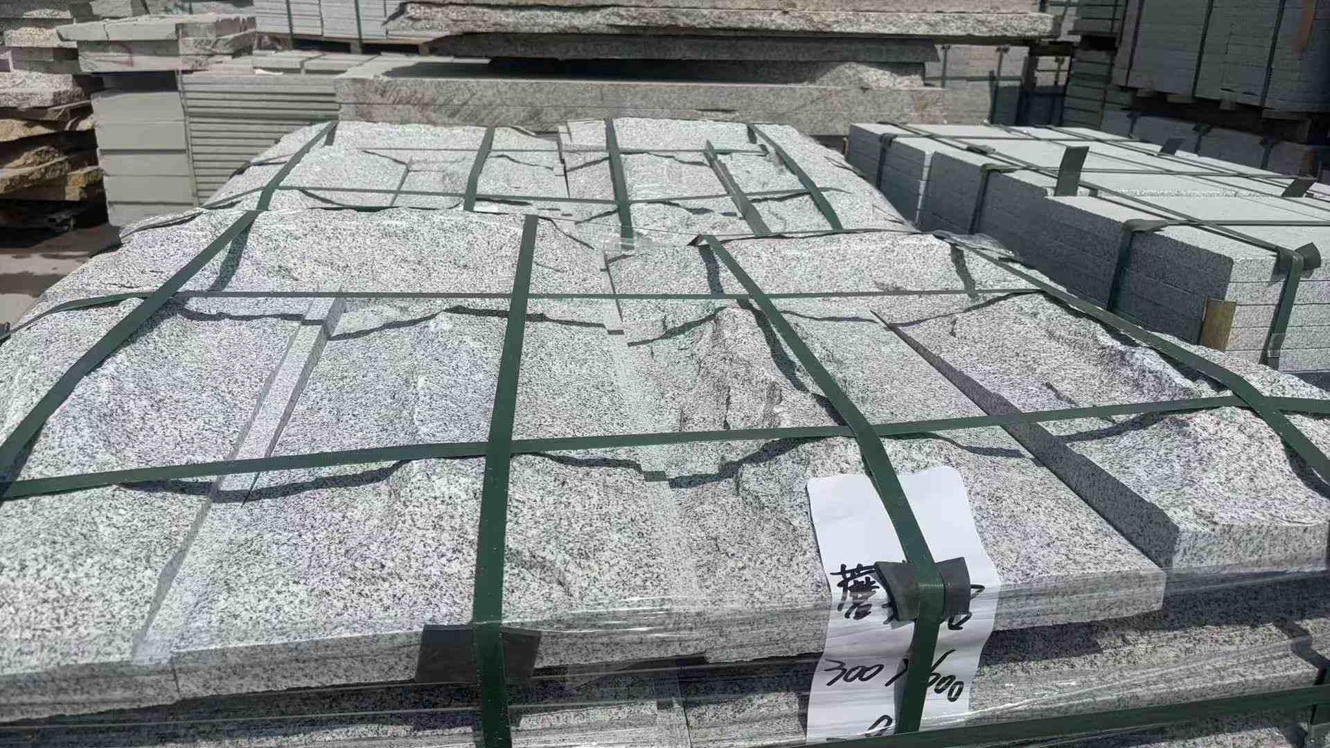 海口 芝麻白蘑菇石成品