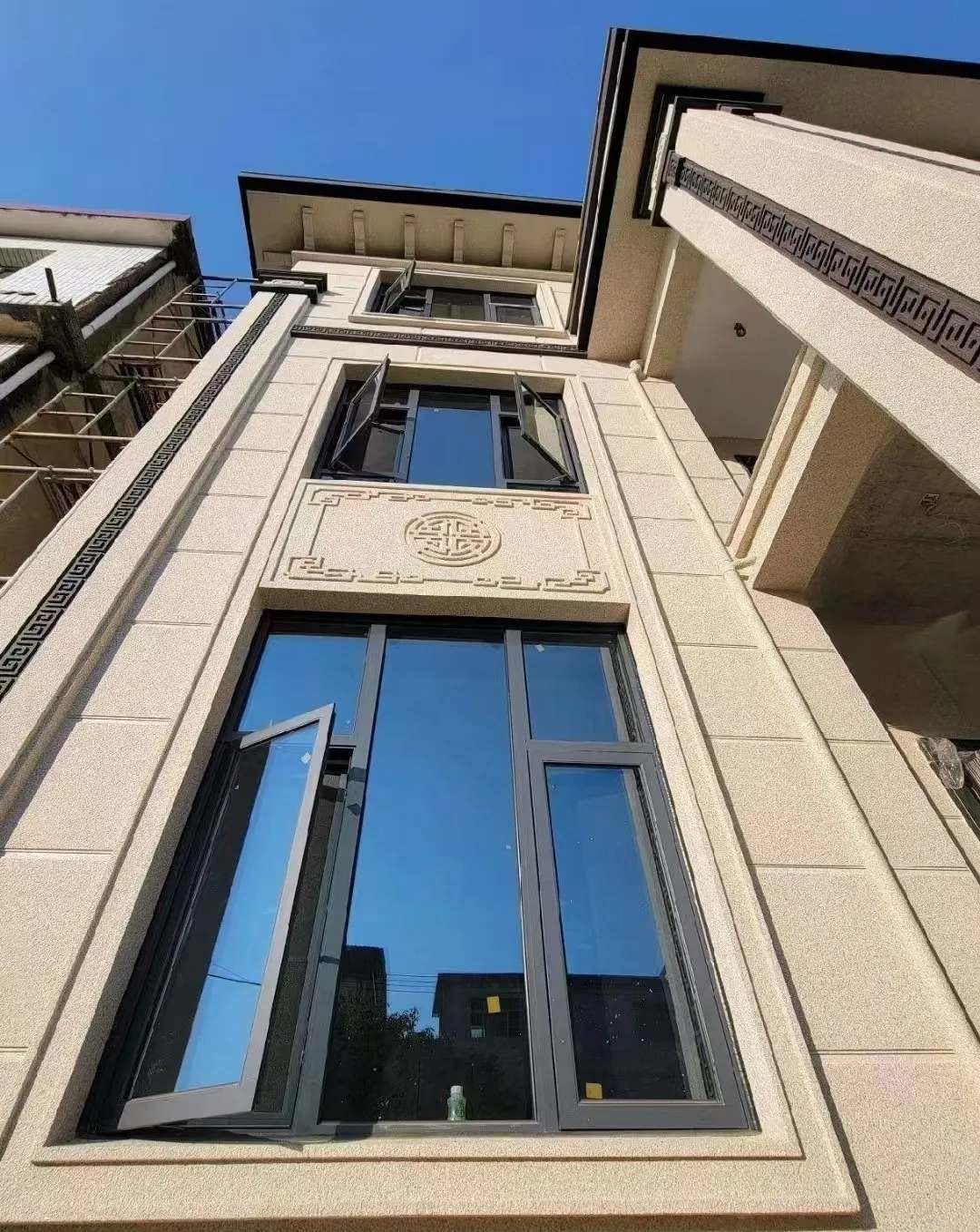 海口 黄金麻荔枝面别墅外墙干挂效果展示